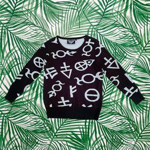 Killstar Symbolic Knit Sweater L